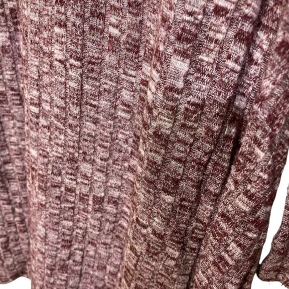 Bobbie Brooks A-Line Knit Dress Long Sleeve Textured Pattern Knee Length Dress - Picture 8 of 12